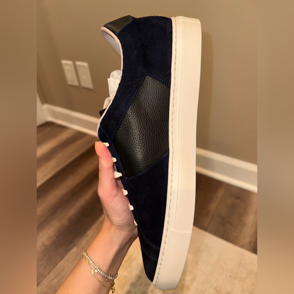 COMMON PROJECTS
Winter Achilles Navy Suede Sneaker - Picture 2 of 15